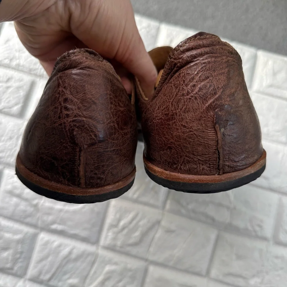 CYDWOQ Charge men’s leather SHOES SIZE SIZE 43